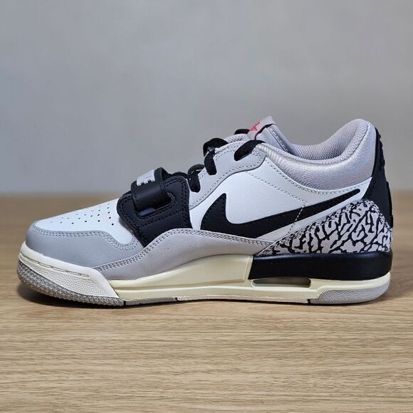 Nike Air Jordan Legacy 312 Low Grey Cement Women's 6.5 Black White CD9054-101 SE - Picture 11 of 16